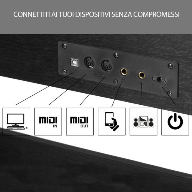 BAKAJI Ηλεκτρικό Πιάνο Πλήκτρα με 88 Πλήκτρα, 3 Πεντάλ και 80 Demo ... BAKAJI Ηλεκτρικό Πιάνο Πλήκτρα με 88 Πλήκτρα, 3 Πεντάλ και 80 Demo ...