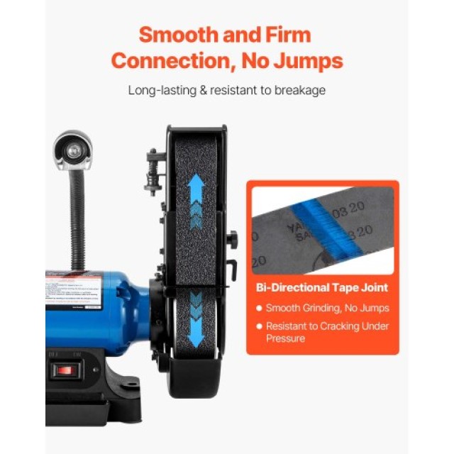 VEVOR Σετ Ταινιών Λείανσης 50mm x 1066mm, 6 Τεμ. (Κόκκοι 36-120) Κα... VEVOR Σετ Ταινιών Λείανσης 50mm x 1066mm, 6 Τεμ. (Κόκκοι 36-120) Κα...