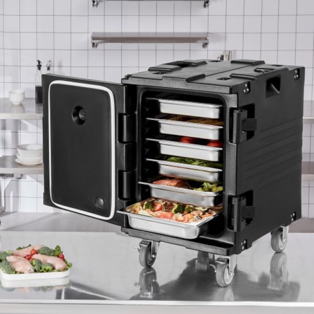 VEVOR  Μονωμένο Φορητό Δοχείο Φαγητού 90L για Catering SPBWXHSLLDPE...