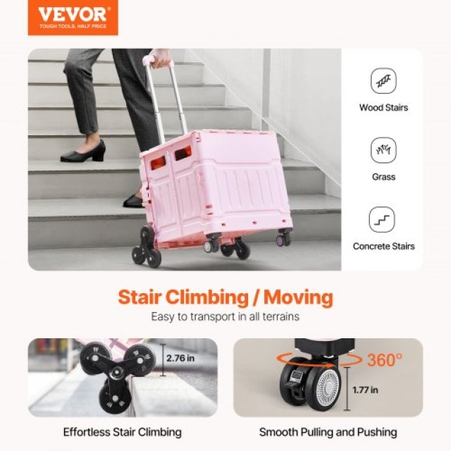 VEVOR  Πτυσσόμενο Καρότσι με Σκαλοπάτια 65L  BXSPLCFS176L2ECQCV0