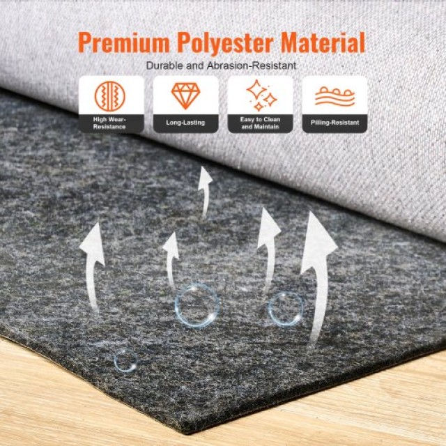 VEVOR  Αντιολισθητικό Υπόστρωμα Χαλιού 153x244cm 0.6cm  FHDTDBFHWFHQD2XKRV0
