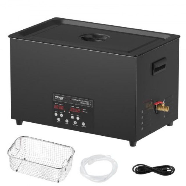VEVOR  Καθαριστής Υπερήχων 30L με Χρονοδιακόπτη, Θερμαντήρα & Καλάθι 600W SGLTQCSBQXJ3EURWGV2