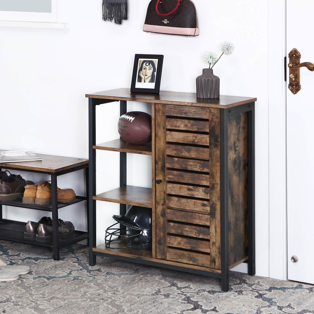 VASAGLE Βιομηχανικό Ντουλάπι Αποθήκευσης LOWELL 70x30x81.5cm με Ρυθμιζόμενα Ράφια και Πόδια LSC74BX
