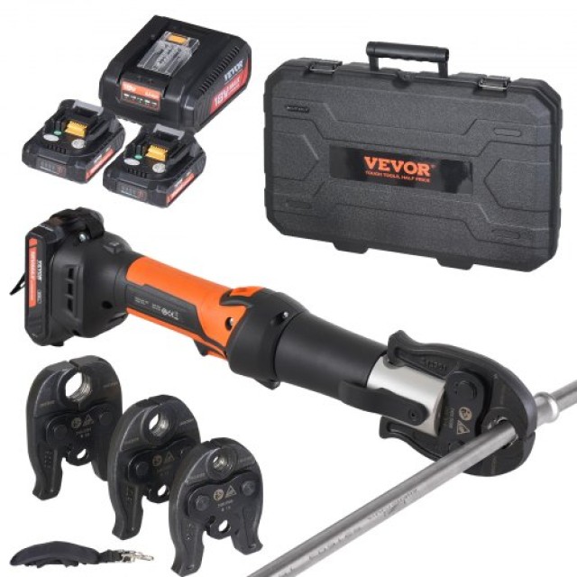 VEVOR Σετ Εργαλείων Πρεσαρίσματος Σωλήνων Pro Press V15 V22 V28 με Μπαταρία WSDDSYJGJJCXI7G7MV2