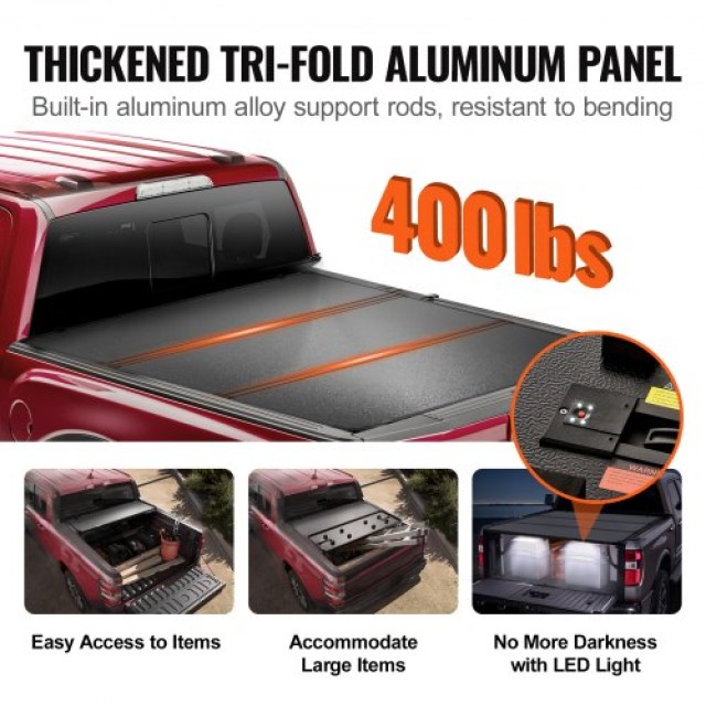 Κάλυμμα Καρότσας VEVOR Tri-Fold για Toyota Tundra 2014-2024  ZDSKCHBXGZDS8O2N7V9