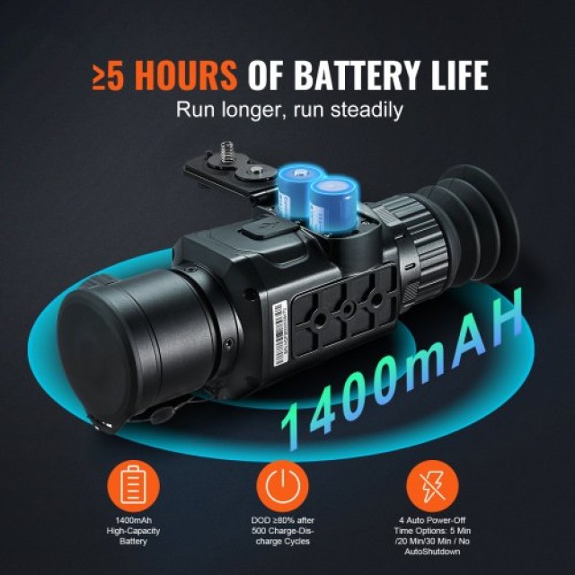 Θερμική Κάμερα VEVOR Monocular 1X-8X Zoom OLED  KDSRCXY38428QX64EV9