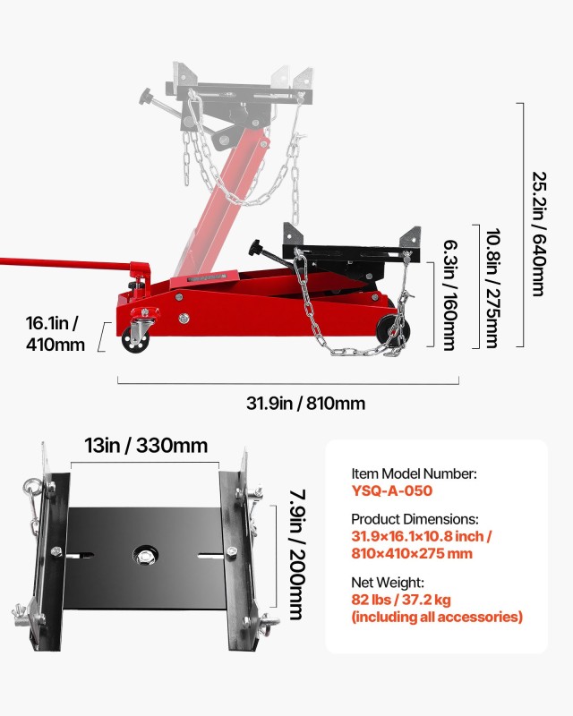VEVOR Χαμηλού Προφίλ Υδραυλικός Γρύλος Αυτοκινήτου, Ανυψωτική Ικανό...