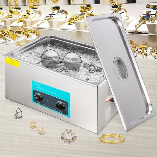 VEVOR Υπερηχητικός Καθαριστής 30L για Κοσμήματα & Γυαλιά  QXJ30LXNSCSB00001V2