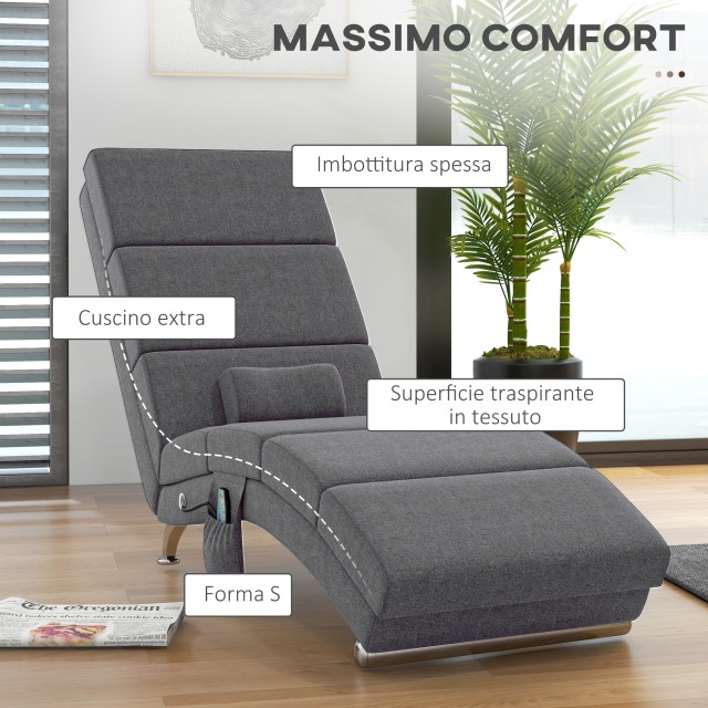 HOMCOM Πολυθρόνα Μασάζ με 8 Σημεία Δόνησης και Θέρμανση, 5 Λειτουργ... HOMCOM Πολυθρόνα Μασάζ με 8 Σημεία Δόνησης και Θέρμανση, 5 Λειτουργ...