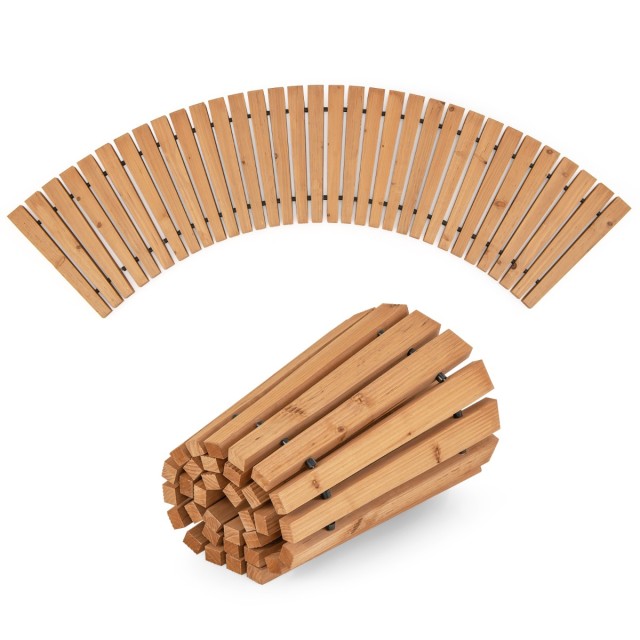 Costway Ξύλινο Πτυσσόμενο Μονοπάτι Κήπου με Μεταλλικό Σύρμα & Αντιο... Costway Ξύλινο Πτυσσόμενο Μονοπάτι Κήπου με Μεταλλικό Σύρμα & Αντιο...