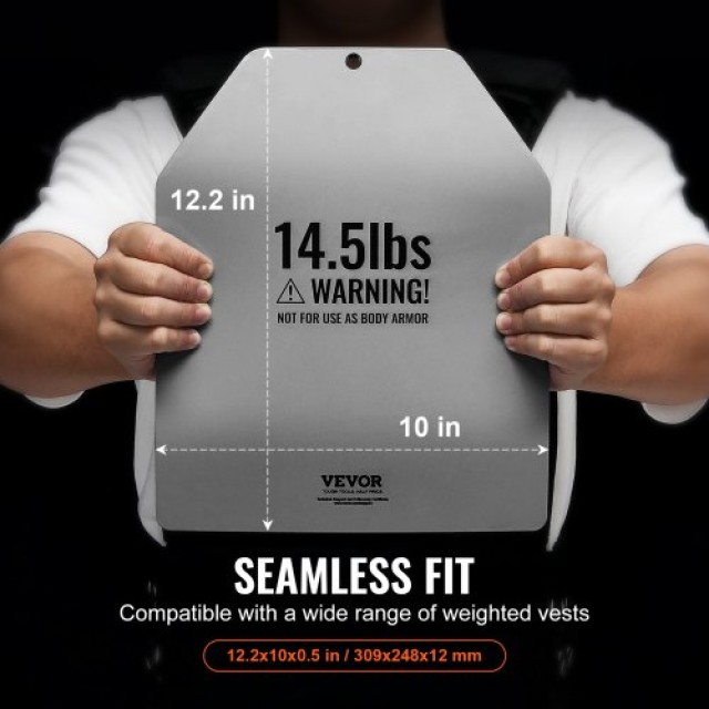 VEVOR  Καμπύλες Πλάκες Γιλέκου 2x14.5 LB για Προπόνηση Δύναμης  BXG...