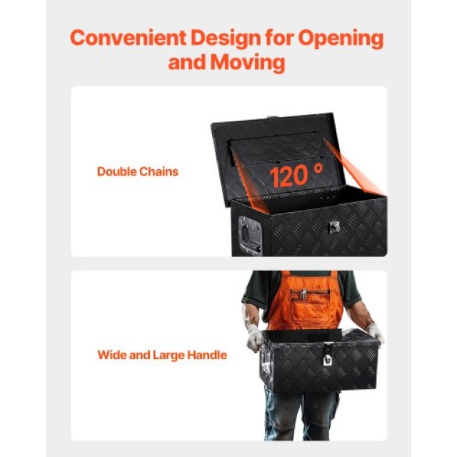 VEVOR Βαρέως Τύπου Αλουμινένιο Κουτί Εργαλείων για Φορτηγά και RV Μ... VEVOR Βαρέως Τύπου Αλουμινένιο Κουτί Εργαλείων για Φορτηγά και RV Μ...