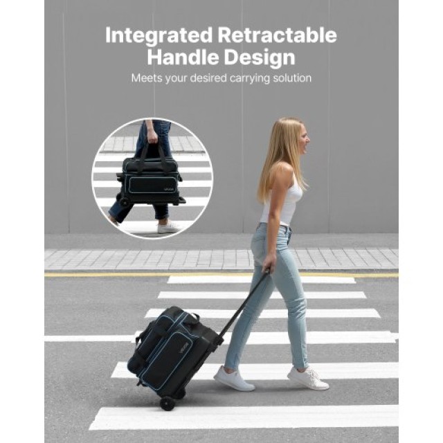 VEVOR Τσάντα Μπόουλινγκ 2 Μπάλες με Ρόδες και Θήκη Παπουτσιών GLLGB... VEVOR Τσάντα Μπόουλινγκ 2 Μπάλες με Ρόδες και Θήκη Παπουτσιών GLLGB...