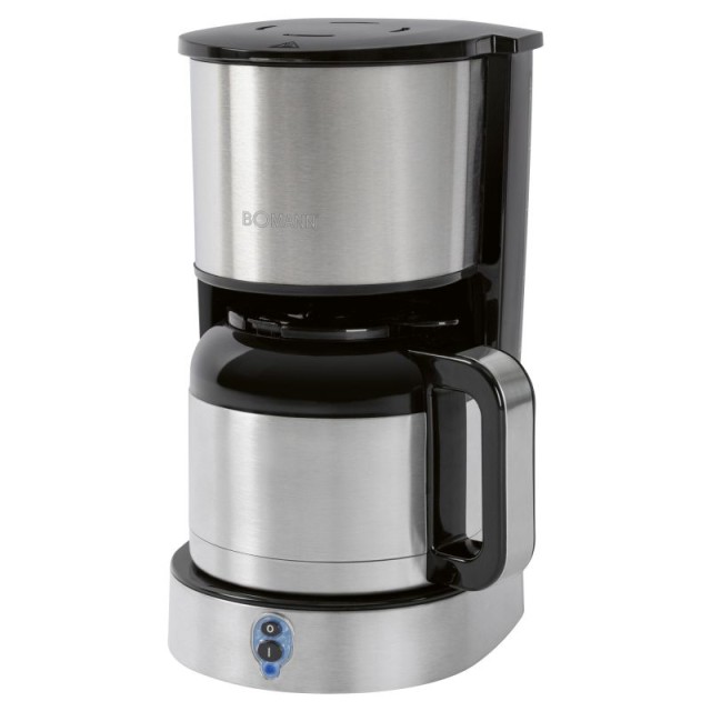 Καφετιέρα Φίλτρου Thermos 1,2L 800W Inox KA6066CB Bomann