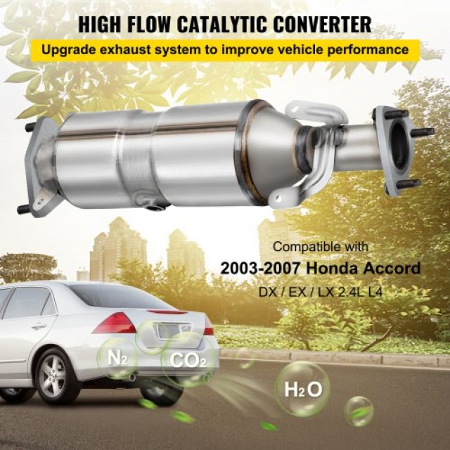 VEVOR Καταλύτης Υψηλής Ροής για Honda Accord 2003-2007 2.4L  CHZHQ03-07BTYG001V0