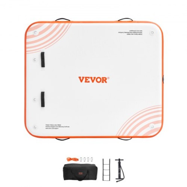 Φουσκωτή Πλατφόρμα VEVOR 6x5FT με Σκάλα & Τσάντα Μεταφοράς  CQFT6X5FTPTKVGF3VV0