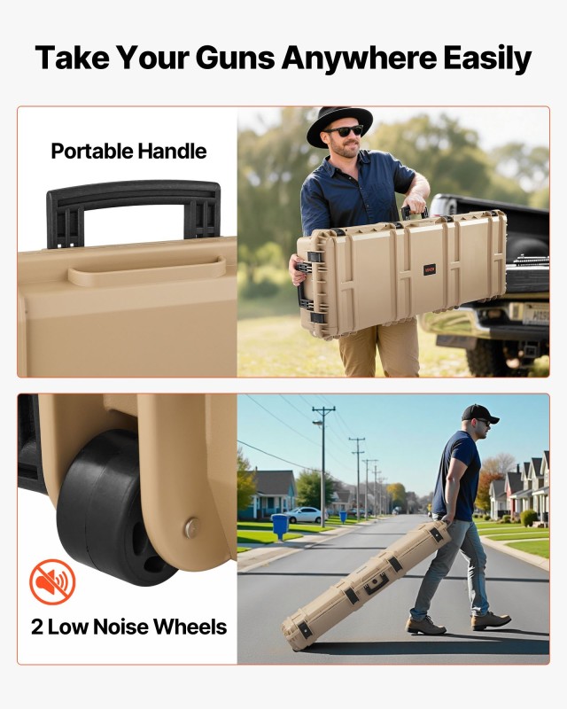 VEVOR Αδιάβροχη και Ανθεκτική Θήκη Όπλου IP67, 1320 mm, με Σχήματα ... VEVOR Αδιάβροχη και Ανθεκτική Θήκη Όπλου IP67, 1320 mm, με Σχήματα ...