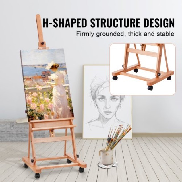 VEVOR  Καβαλέτο H-Frame για Καμβά έως 48 από Οξιά  ZJSHJ120140CKPMNZV0