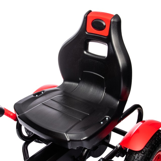 HOMCOM Παιδικό Ποδήλατο Go Kart 121x58x61 εκ, Κόκκινο 370-276V00RD