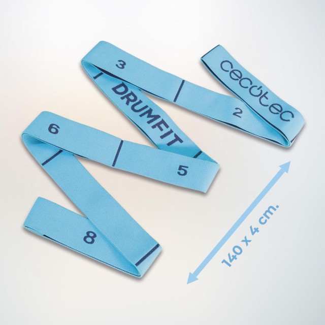 CECOTEC  Ελαστική Ταινία Γυμναστικής DrumFit Elastiband με 8 Επίπεδα Αντίστασης  CEC-07127