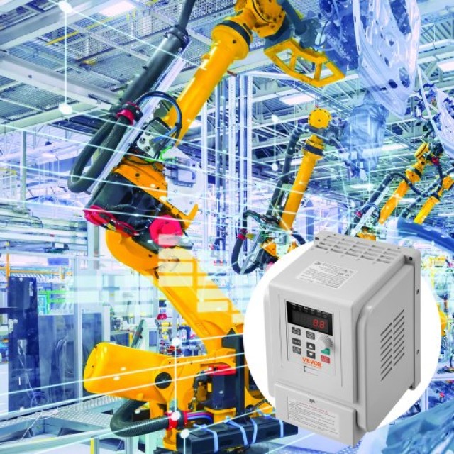 VEVOR VFD 2.2KW 10A 3HP Μετατροπέας Συχνότητας για Έλεγχο Ταχύτητας...