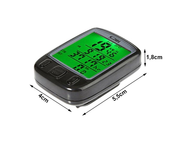 Αδιάβροχο Ποδηλατικό Ταχύμετρο LCD με 27 Λειτουργίες 5907451329887 Verk Group