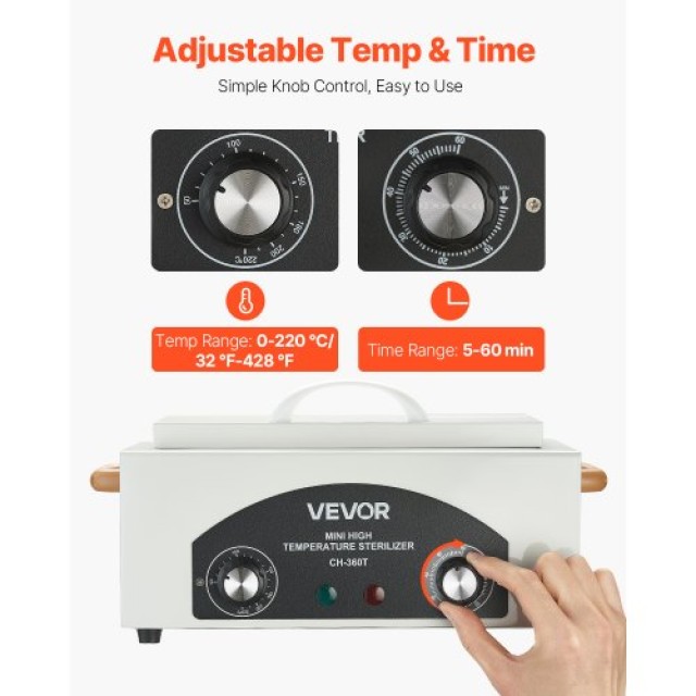 VEVOR Αυτόκαυστο Υψηλής Θερμοκρασίας 2L 300W Καθαριστής GWXDQ15L000...