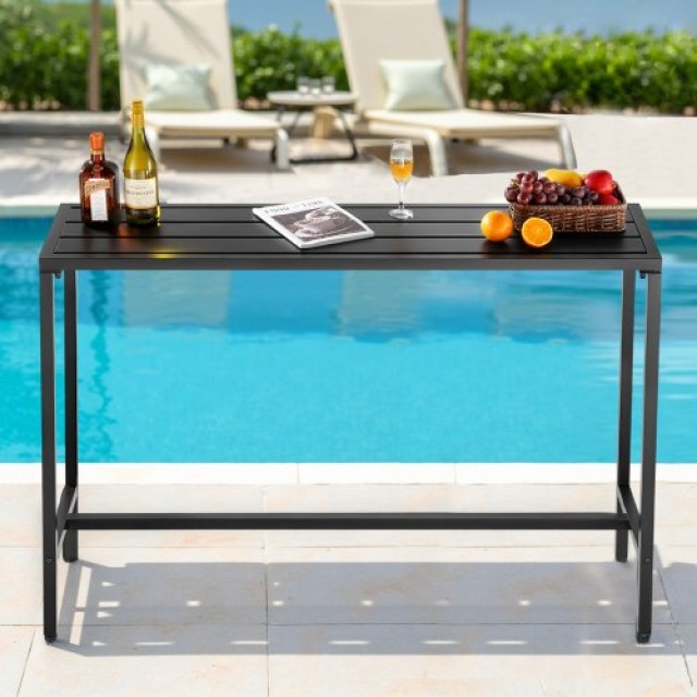 VEVOR Ορθογώνιο Υπαίθριο Τραπέζι Μπαρ 140x37.5 εκ. ZFLTJBZFX55IBY0L...