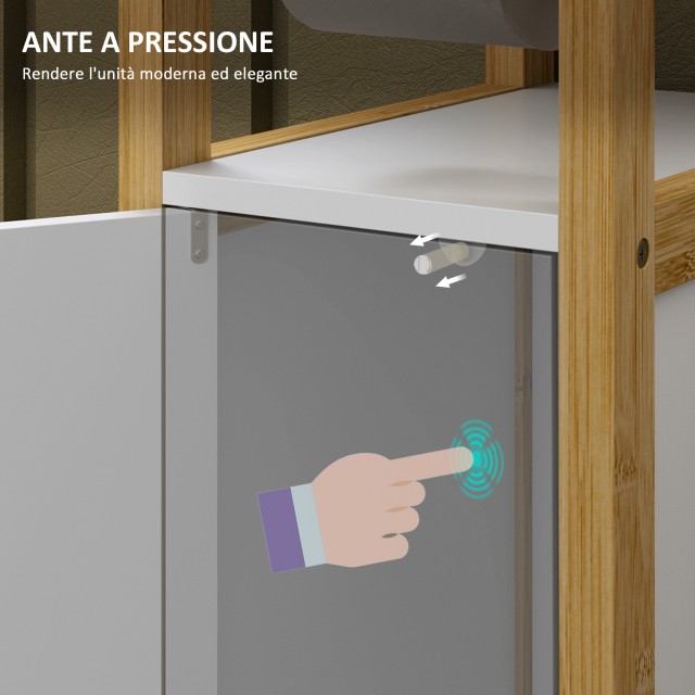 HOMCOM Κινητό Μπάνιο Εξοικονόμησης Χώρου με Θήκη Χαρτιού Υγείας Ντο... HOMCOM Κινητό Μπάνιο Εξοικονόμησης Χώρου με Θήκη Χαρτιού Υγείας Ντο...