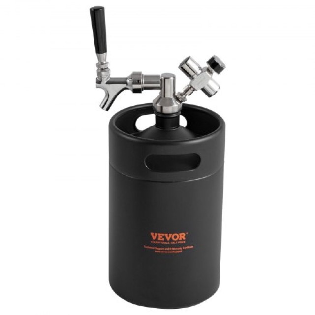 VEVOR  Μίνι Κεγ Βύθισης Μπύρας 5L Μαύρο  MNPJTHSY170OZOM8VV0