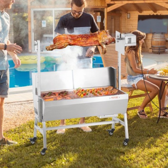 VEVOR Σούβλα Ψησταριάς BBQ για Γουρούνι, Αρνί, Κοτόπουλο 42W 61kg  DDXZKJ35YCDBV3Y2GV2