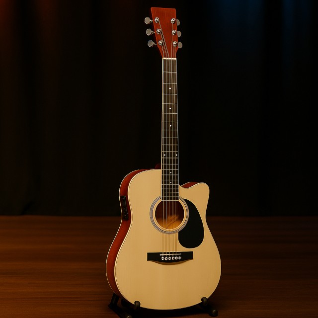 BAKAJI Ηλεκτροακουστική Κιθάρα 41 Φυσικό Ισοσταθμιστής Σετ Χορδές Π... BAKAJI Ηλεκτροακουστική Κιθάρα 41 Φυσικό Ισοσταθμιστής Σετ Χορδές Π...