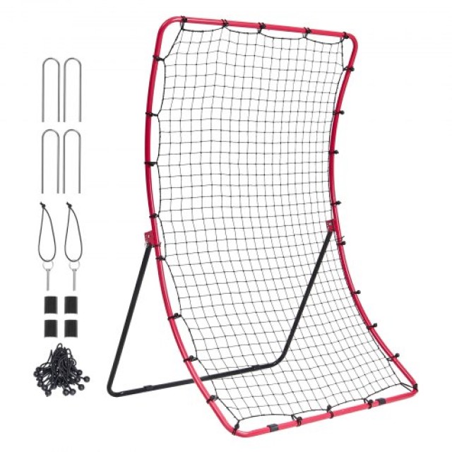 VEVOR Δίχτυ Επιστροφής Μπέιζμπολ & Σόφτμπολ 4x5.5 ft PitchBack Πολλ...