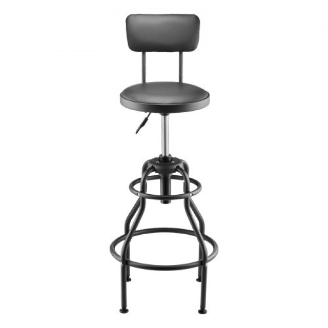 VEVOR Ρυθμιζόμενο Σκαμπό Εργαστηρίου με Πλάτη 300 lbs Φορτίο GJXCDB...