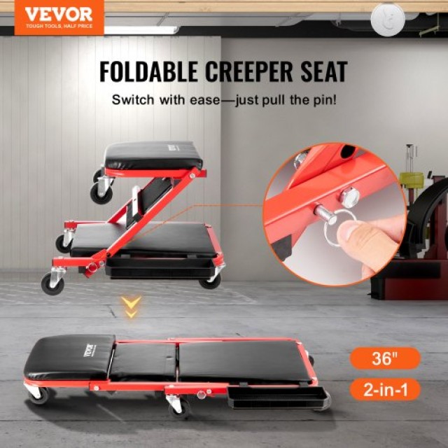 VEVOR 36 Πτυσσόμενο Σκαμπό Συνεργείου 300 lbs  KZDXCTBYXJ36A0O8IV0