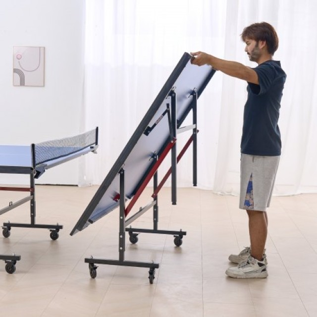 Πτυσσόμενο Τραπέζι Πινγκ Πονγκ VEVOR με Δίχτυ για Εσωτερικό Χώρο  DZDTZDPPQZ1877HKXV0