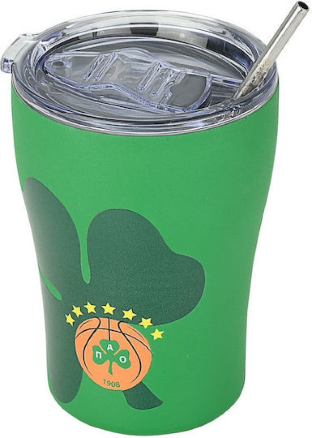 ESTIA Συλλεκτική Θερμική Κούπα Καφέ 350ml Παναθηναϊκός BC 00-27254 ESTIA Συλλεκτική Θερμική Κούπα Καφέ 350ml Παναθηναϊκός BC 00-27254