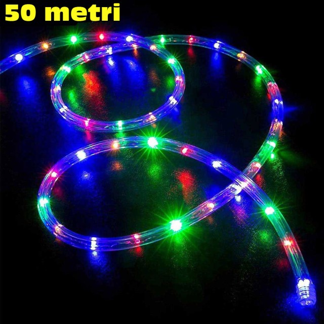 BAKAJI  Φωτεινός Σωλήνας 900 LED - 50 ΜΤ Πολύχρωμος ΕΞΩΤΕΡΙΚΗ ΧΡΗΣΗ...