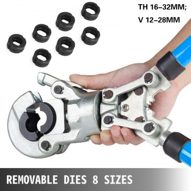 VEVOR Εργαλείο Πρεσαρίσματος Χαλκοσωλήνων 12-28mm, Σιαγόνες TH 16-3...