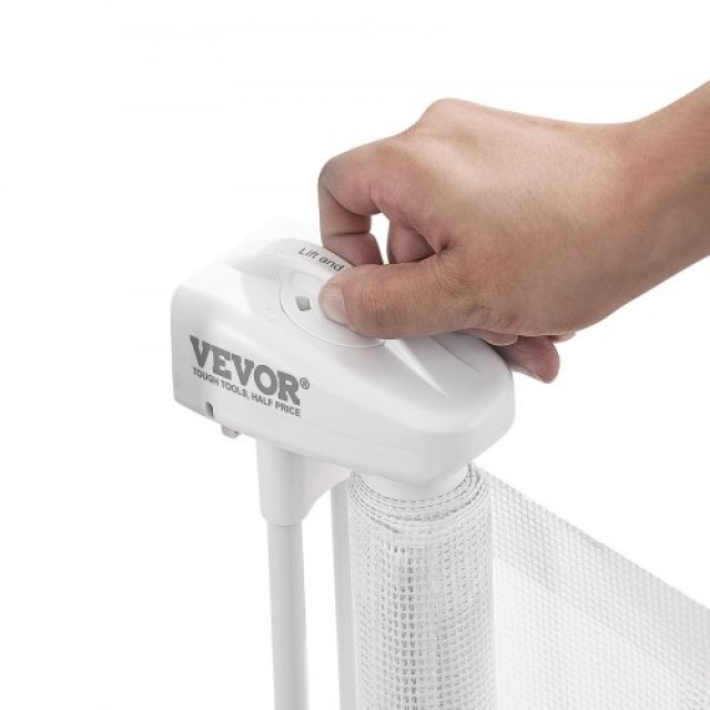 VEVOR  Πτυσσόμενη Παιδική Πύλη, 87cm Ύψος, Επεκτείνεται έως 295cm, Λευκή WZSSMBS110INPTEZHV0