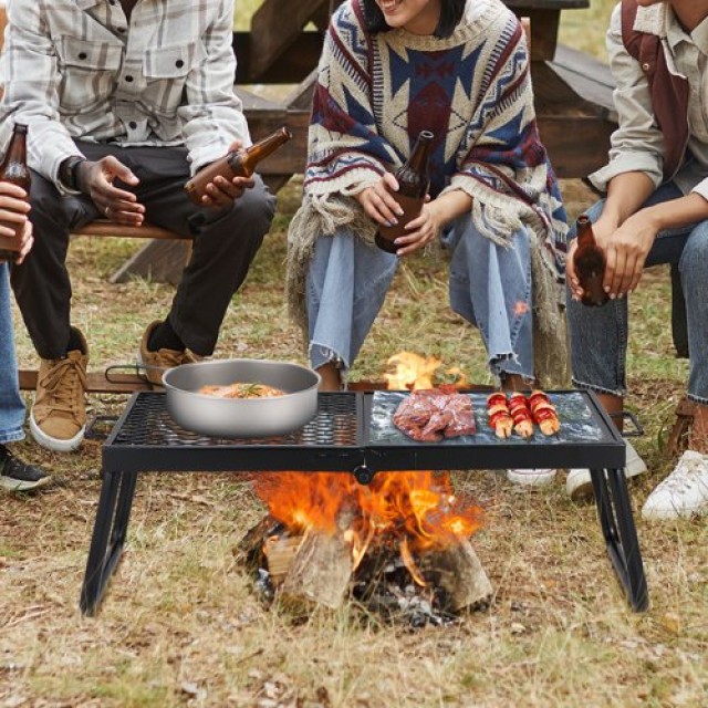 VEVOR  Πτυσσόμενη Φορητή Ψησταριά Σχάρα Camping με Ανθεκτικό Πλέγμα από Ατσάλι, 57 x 28,5 x 23 cm  ZDYYKJZDG2412HEIHV0