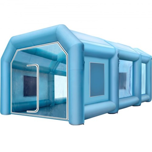 VEVOR  Φουσκωτή Καμπίνα Βαφής Αυτοκινήτων 26x13x10Ft CQSPQFHSKC843GFZGV2
