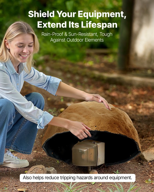 VEVOR Μεσαίου Μεγέθους Τεχνητός Πέτρινος Καλυμμάτι: 59 x 46 x 33 εκ...