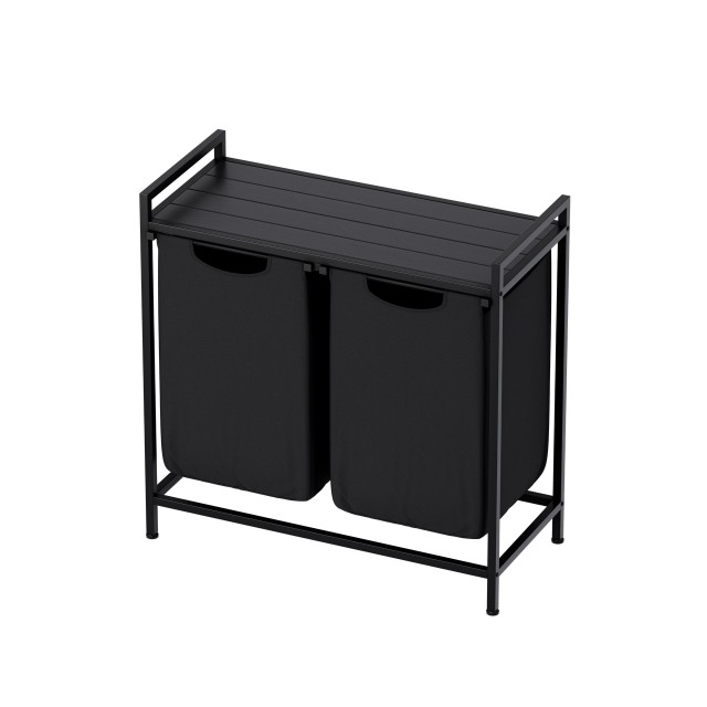 Mark Adler Διπλός Καλάθι Απλύτων Tidy 2.0 Μαύρο 41λ 5903796016116