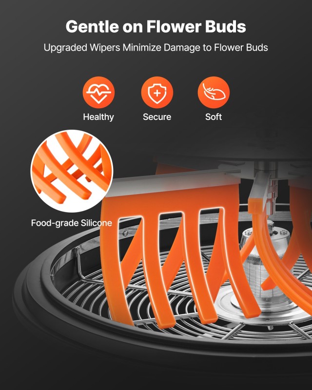 VEVOR Χειροκίνητος Κόπτης Trimmer με  Ανοξείδωτες Λεπίδες, Ορατή Κο...