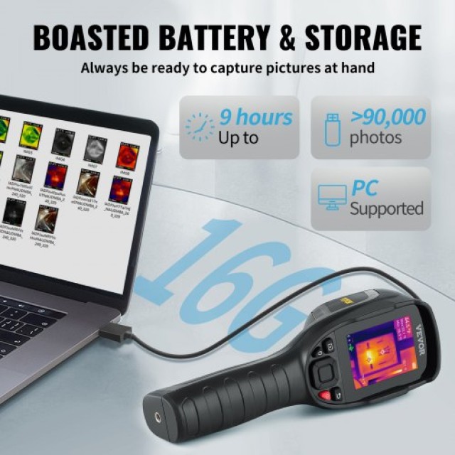 Θερμική Κάμερα VEVOR 240x180 με Οθόνη 2.8  FYHWRXYWWWIFINPTKV0