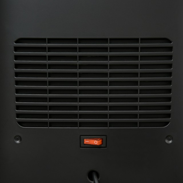 HOMCOM Fan Heater 3 Λειτουργίες Θέρμανσης με 3 Ρυθμιζόμενες Θερμοκρασίες, 33,7x25,5x60,4 cm, Μαύρο 820-318V90BK