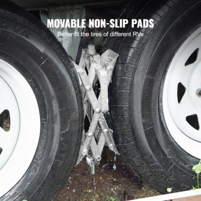 VEVOR Σταθεροποιητής Τροχών Τροχόσπιτου, X-σχήματος, 2 Σετ με Καρυδ...