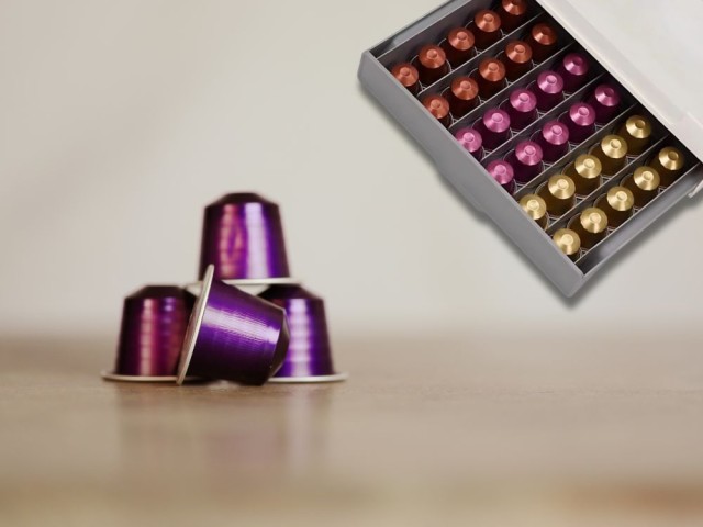 Οργανωτής για Κάψουλες Καφέ Nespresso Κρεμαστός  – 30 Θέσεων με Συρ...