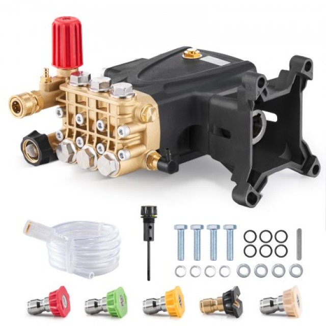 VEVOR  Αντλία Πλυστικού 1 Οριζόντια Τριπλή 4000 PSI 4.0GPM  HZQZB4G...